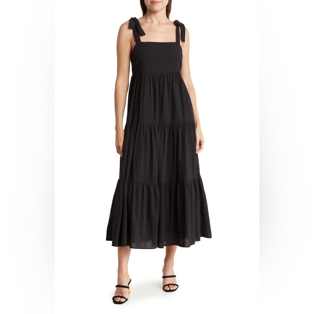 Madewell Tie Strap Tiered Maxi Dress | Like New!